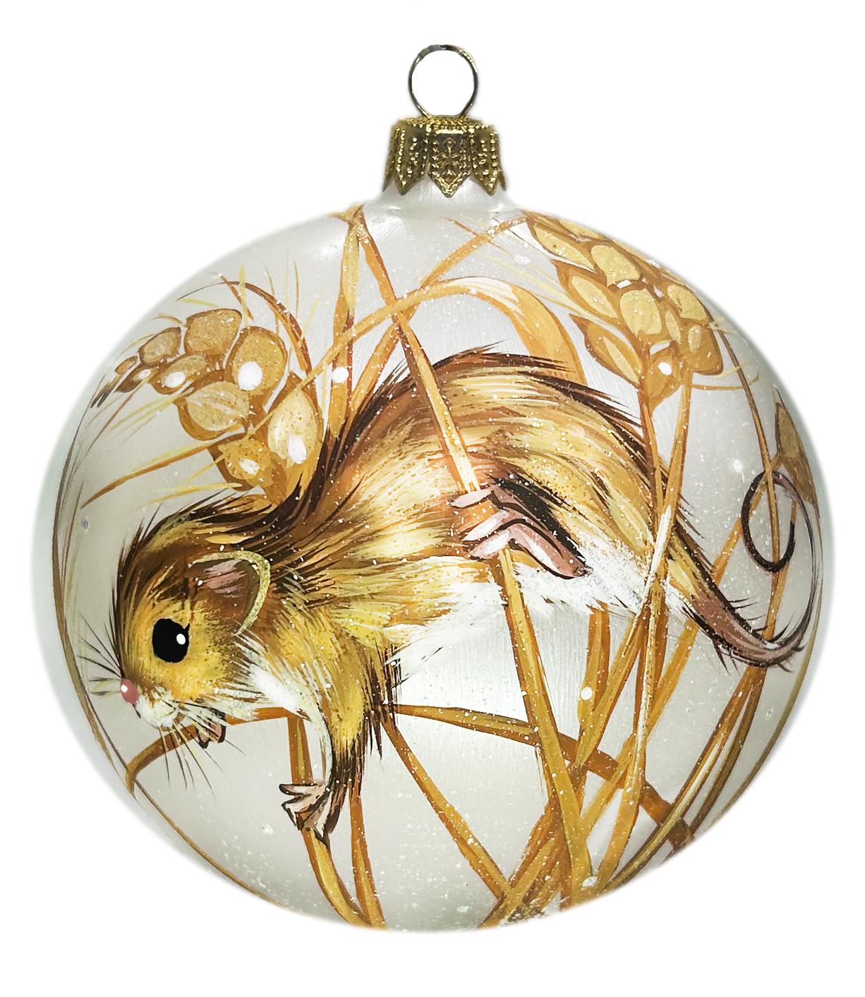 Елочное украшение Шар Мышонок НП-2703